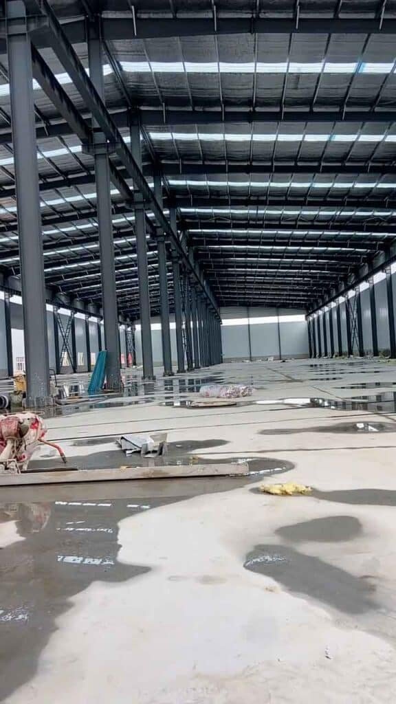 warehouse steel structure pilar h montaje cerramientos