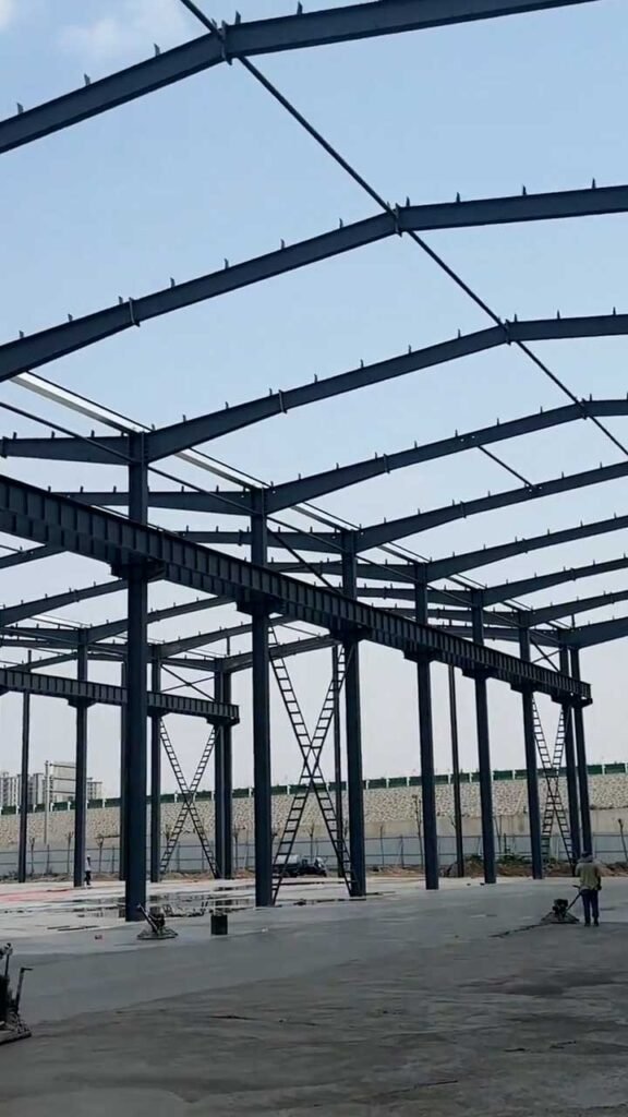 warehouse contractor industrial steel building mexico