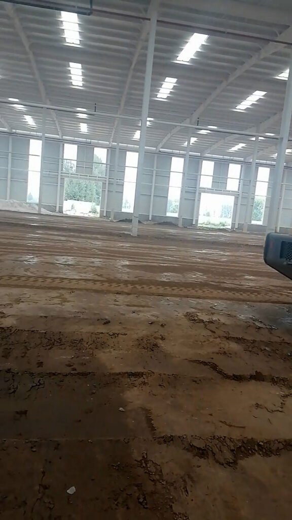 prefabricated steel warehouse clear span columns