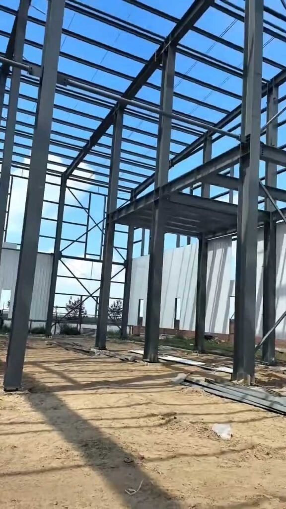 Integrated structural mezzanine and multi-level framing components fabricated for a highly profitable project managed by our steel structure wholesale partner.