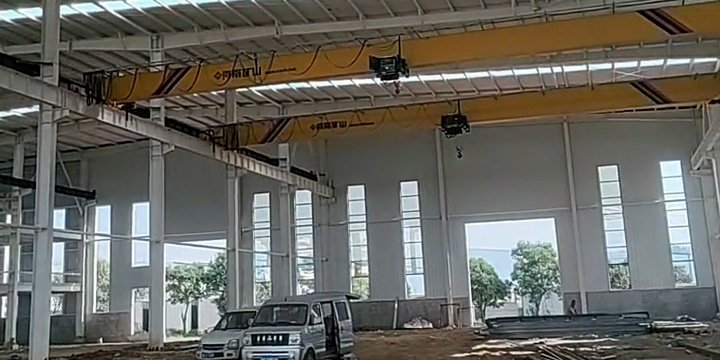 nave industrial estructura metalica puente grua