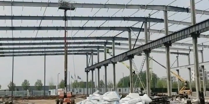 naves industriales acero montaje plataforma
